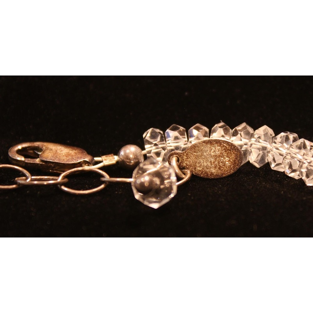 Deb Guyot designs Herkimer Diamond Quartz Beaded Bracelet With Sterling Silver K - Picture 3 of 6